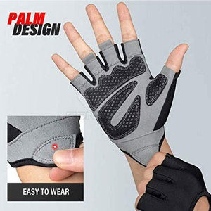 High Quality Sheep Skin Fitness Leather <b>Gloves</b> New Design Comfortable Use Fitness Leather <b>Gloves</b> - Product Image 5