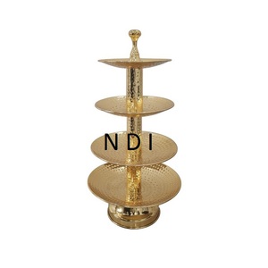 Support à gâteau à plusieurs niveaux pour fêtes, célébrations, présentation de gâteaux pour hôtels et restaurants, décoration de mariage - Product Image 1
