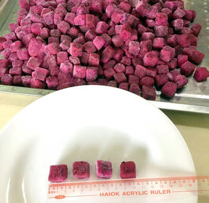 Origen de Vietnam Premium Frozen Dragon Fruit Slices BRC HACCP Exportador certificado - Product Image 4