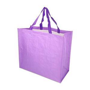 Bolsa de Compras Personalizable de Tela Tejida de PP con Opciones de Asas Personalizadas para Supermercados y Exposiciones - Product Image 3