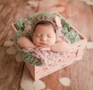 Panier de rangement pour jouets de bébé haut de gamme, panier en bambou en forme de cœur, accessoire de photographie pour nouveau-né, panier de berceau, prix de gros - Product Image 4