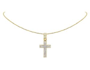 Classic Luxury Moissanite Jewelry In 925 <b>Sterling</b> <b>Silver</b> <b>Cross</b> Moissanite Diamond Pendants For Men Women - Product Image 4