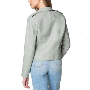 Chaquetas ligeras de cuero genuino para mujer Prendas de abrigo suaves y cómodas Estilos casuales de primavera - Product Image 2