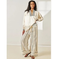 Ensemble Coordonné en Coton ODM en Gros, Tenue d'Été Décontractée Unie Teinte, Non Tissée, Respirante, Écologique, Broderie, Prix Usine