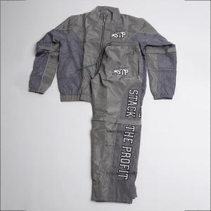 Conjunto Deportivo de Invierno para Hombre, Ropa Deportiva para Correr, Chaqueta con Cremallera y Pantalones Jogger, Cortavientos de Poliéster/Nailon Sólido - Product Image 6