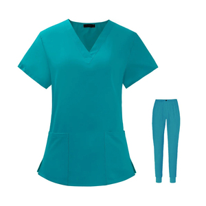ชุดเสื้อพยาบาลผ้านอนวูฟเวนชุดเสื้อพยาบาลสำหรับผู้หญิงทางการแพทย์โรงพยาบาล - Product Image 1