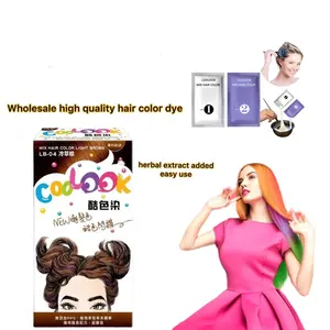 High quality wholesale herbal extract added semi-permanent hair tint