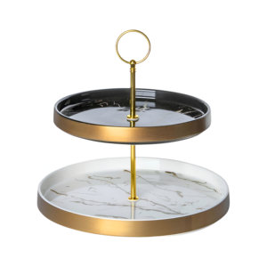 Top Sale Handmade Metal 2 Tier <b>Cake</b> Pastry Stand Display Cupcake Stands Stands <b>Cake</b> <b>Tools</b> in Best Price - Product Image 1