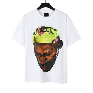 เสื้อยืดผู้ชายแบรนด์ที่มีความต้องการสูงผ้าคอตตอนผ้า100% พิมพ์ลายหน้าจอแตกเสื้อสไตล์ฮิปฮอประบายอากาศได้ดีป้องกันริ้วรอย - Product Image 5