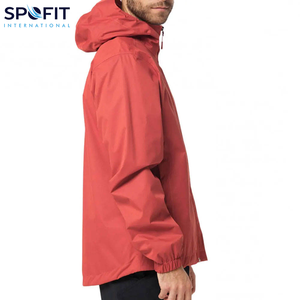Veste bomber imperméable à séchage rapide coupe-vent personnalisée OEM pour l'extérieur avec capuche Design avant Vente en gros pour hommes - Product Image 4