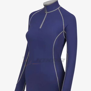 Couche de base pour femmes pour l'équitation Couche de base respirante et légère pour évacuer l'humidité Couche de base pour vêtements de sport équestres à séchage rapide - Product Image 1