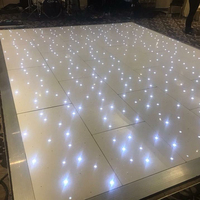 Piste de danse étoilée à LED avec lumière LED pour la décoration de mariage