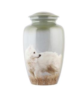 Urnes funéraires royales en métal de taille personnalisée pour adultes pour les cendres de humains et de chiens - Product Image 1