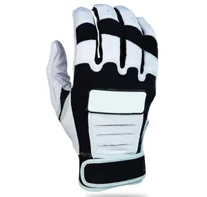 Gants de frappe de baseball de qualité supérieure Conception de logo personnalisé Gants de baseball Gants de baseball en cuir de mouton Softball pour hommes Gants de vente en gros