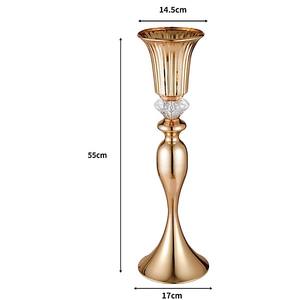 Vase à pétales en métal contemporain pour une décoration de pièce minimaliste et une composition florale élégante - Product Image 4