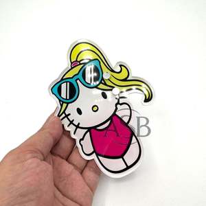 Beach Kitty Latest Sustainable Custom Acrylic Eyelash Tiles With <b>Magnets</b> For Tweezer Lash Tile Kitty Wholesale Eyelashes Tools - Product Image 5