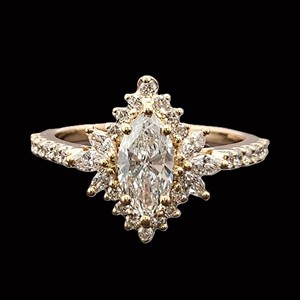 High Quality 925 Sterling Silver Men's <b>Finger</b> <b>Ring</b> 14K Gold Custom VVS Moissanite Diamond Hip Hop Style IGI Certified for - Product Image 6