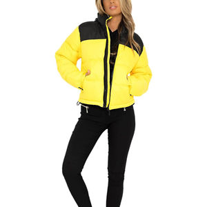 Veste matelassée à capuche en coton rembourré respirant coupe-vent pour femme, design personnalisé - Product Image 5