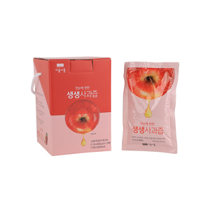 [Sigolneum] Nước Ép Táo Hàn Quốc 110ml x 30 gói túi nước ép trái cây NFC tự nhiên với hương vị táo thật cho trẻ em và gia đình - Product Image 3