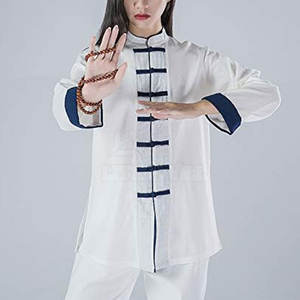 Ropa de entrenamiento Conjunto de uniforme de Kung Fu de talla grande Diseño de alta calidad Venta caliente Uniforme de Kung Fu - Product Image 6
