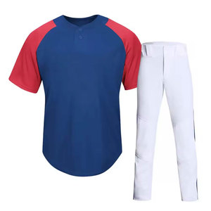 Ensemble d'uniformes de baseball pour adultes personnalisés de qualité supérieure vêtements de sport respirants short grande taille à séchage rapide équipe à manches courtes - Product Image 2