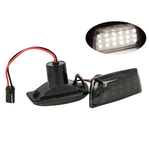 Kit indicatore di segnalazione laterale a LED per obiettivo fumo nero luce bianca per Opel vauhall Adam Astra H J D Insignia Meriva B Zafira - Product Image 1