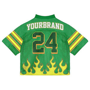 Camiseta Deportiva de Malla para Hombre, de Primera Calidad, Ligera, Transpirable, de Manga Corta, con Logotipo Personalizado, Servicio OEM - Product Image 2