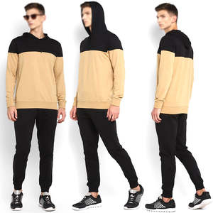 Logo personnalisé hommes survêtements survêtement polaire jogging survêtements hiver plaine hommes survêtements 2025 - Product Image 6