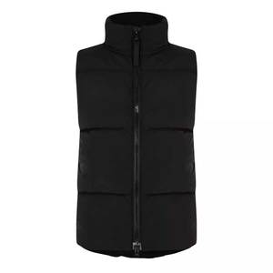 Chaleco Acolchado de Lona Unisex al por Mayor, de Alta Calidad, Ultrasuave, Ligero, Impermeable, Ecológico, con Capucha, Informal, sin Mangas, para Invierno - Product Image 1
