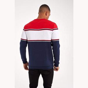 Sweat-shirt à col rond en molleton d'hiver 100% coton pour homme avec logo personnalisé brodé, couleur unie, imperméable et respirant - Product Image 3