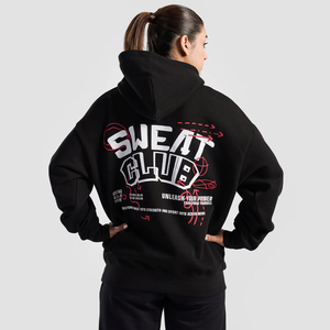 Ropa Deportiva, Sudadera Extra Grande de Felpa para Mujer, 100% Algodón, Secado Rápido, Transpirable, Sudadera con Capucha y Cremallera Personalizable al por Mayor - Product Image 1