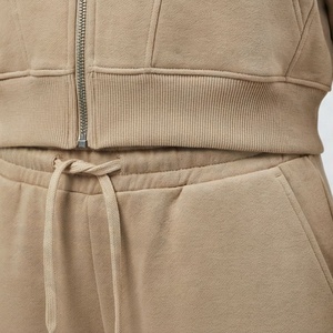 Conjunto Deportivo Extra Grande para Mujer, Diseño Liso Personalizado, Cierre de Cremallera, Color Personalizado, Alta Calidad - Product Image 5