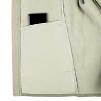 Nouvelle arrivée : veste en polaire chaude pour l'hiver avec col montant, logo sur le devant, design OEM entièrement personnalisé, écologique, antibactérien