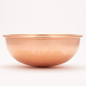 Alimentaire martelé grand bol cuivre poli vaisselle mélange ustensiles de cuisine à la main bol de service alimentaire pour la vente en gros - Product Image 6