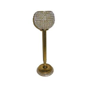 Bougeoir plaqué or de haute qualité pour les maisons et les centres de villégiature Festive Christmas Occasions - Product Image 1