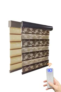 Light And Breathable Double Layer Korean Zebra Blinds Fabric Making Zebra Blinds For Window Blind Zebra Roller