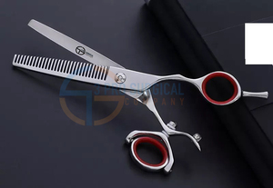 ชุดกรรไกรตัดผมสแตนเลสมืออาชีพชุดกรรไกรตัดผมผอมบางพร้อมใบมีดคม - Product Image 2