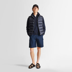 Chaleco acolchado de burbujas para senderismo al aire libre, ligero, acolchado, sin mangas, cálido, chaleco acolchado de invierno para hombre - Product Image 3