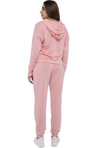 ชุดวอร์มมีฮู้ดสีชมพูสำหรับผู้ใหญ่ชุดแฟชั่นคุณภาพสูงใหม่เทคนิคการพิมพ์และลูกปัดคุณสมบัติระบายอากาศ - Product Image 6