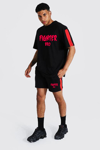 Ensemble short d'été de survêtement pour homme Ensemble chemise et short à manches courtes - Product Image 4