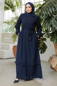 Abaya décontractée en tissu doux et élégant pour femmes, offrant un confort exceptionnel, léger, respirant, idéal pour le travail, les voyages et les fêtes - Product Image 3