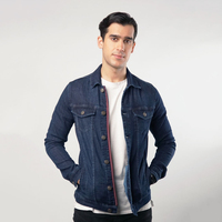 Ventes en gros OEM, vestes en jean pour hommes, coupe slim, imprimées, tendance, streetwear, design personnalisé, 100% coton