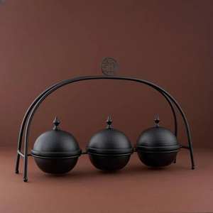 Moderno Soporte para Tazón de Dátiles Árabe, Construcción de Metal y Madera, Color y Tamaño Personalizables para Uso en el Hogar y Restaurantes - Product Image 6