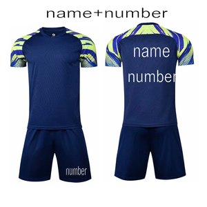 Camiseta deportiva de equipo de fútbol personalizada con logotipo gratuito, conjuntos de camiseta de fútbol de último diseño, ropa de calidad de nuevo modelo barata - Product Image 2