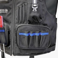 Personnalisé électricien charpentier encadreur plombier homme Construction outil gilet extérieur de haute qualité meilleure vente