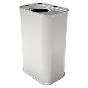 Recipiente de estaño de metal rectangular Capacidad de 250ml Recipiente de aceite de oliva 43x60x93mm Dimensiones 0,25 Lt - Product Image 1