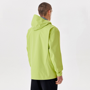 Chaquetas de hombre de moda de talla grande personalizadas, chaqueta cortavientos ligera de golf en blanco impermeable informal para hombre, ropa de calle informal - Product Image 2