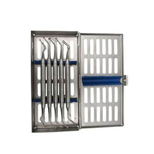 Ensemble d'instruments de remplissage dentaire composite sonde poignée Mimirror/pince à épiler scalaire avec kit de plateau en acier inoxydable - Product Image 5