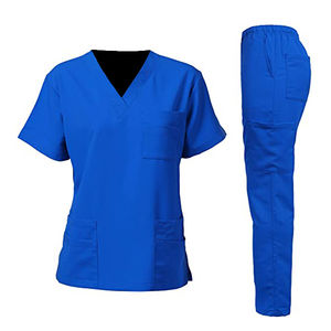 Uniforme Médico de Hospital para Enfermera, Uniformes de Mujer con Tela Elástica, Cuello alto, manga corta, conjuntos de uniformes médicos - Product Image 4