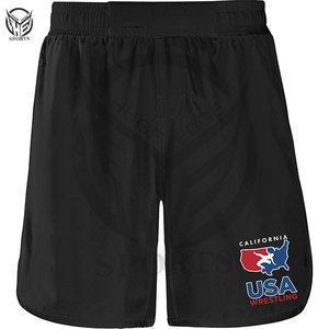 Shorts de MMA, de lutte et de boxe pour hommes, prix de gros 2026, personnalisables en tissu. - Product Image 4